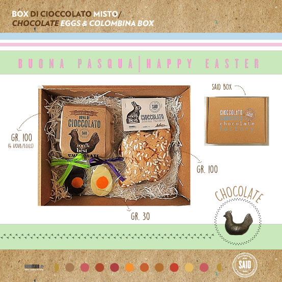 Box misto uova e colombina