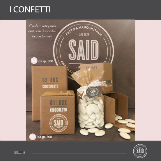 Confetti artigianali con mandorla