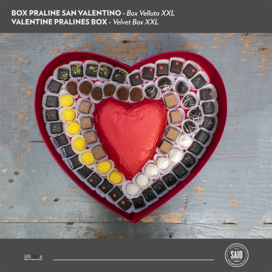 CUORE GRANDE CON PRALINE SAN VALENTINO