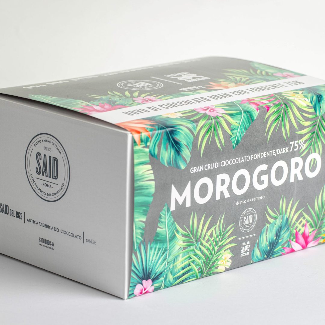Uovo di Gran Cru di cioccolato MOROGORO fondente 75%