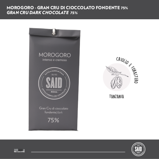 Morogoro: gran cru di Cioccolato fondente 75%