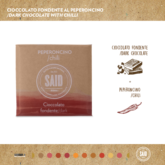 Tavoletta di Cioccolato fondente al peperoncino