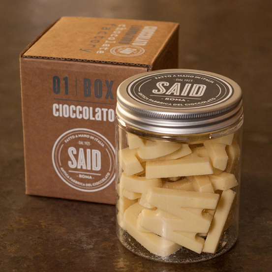 Lettere di Cioccolato bianco