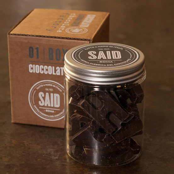 Lettere di Cioccolato fondenti