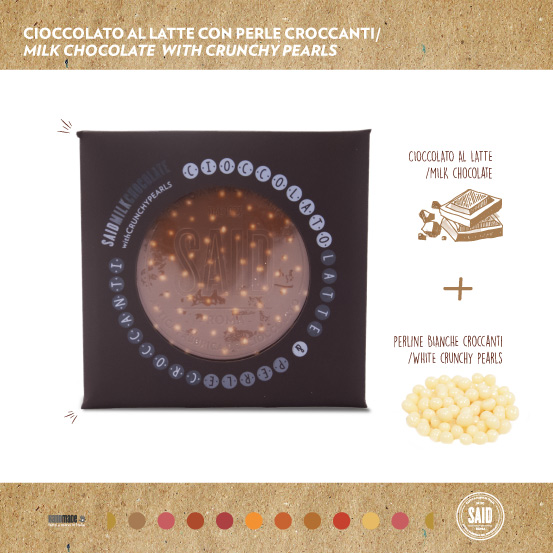 Tavoletta al latte con perline croccanti