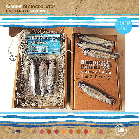 Sardine di cioccolato