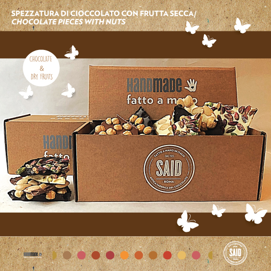 Spezzature di Cioccolato e frutta secca