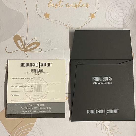 Said gift card