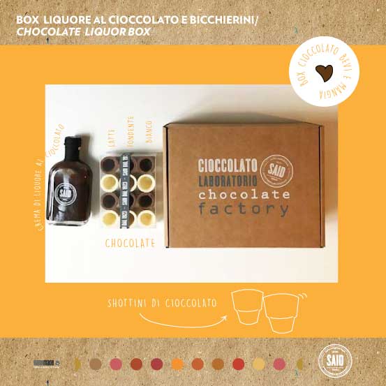 Liquore e Bicchierini di Cioccolato