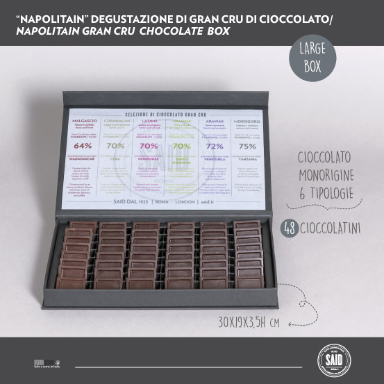 "Napolitain XL" Degustazione di Gran Cru di Cioccolato