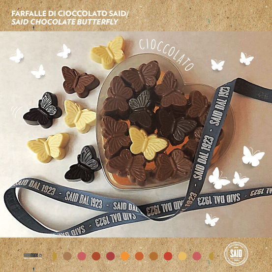 Farfalle di Cioccolato Box cuore