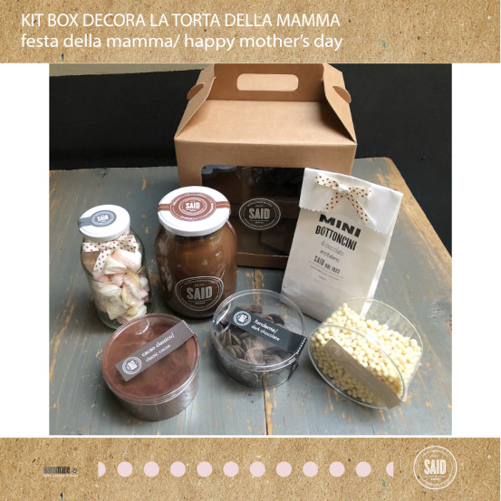 Kit box decora la torta della mamma