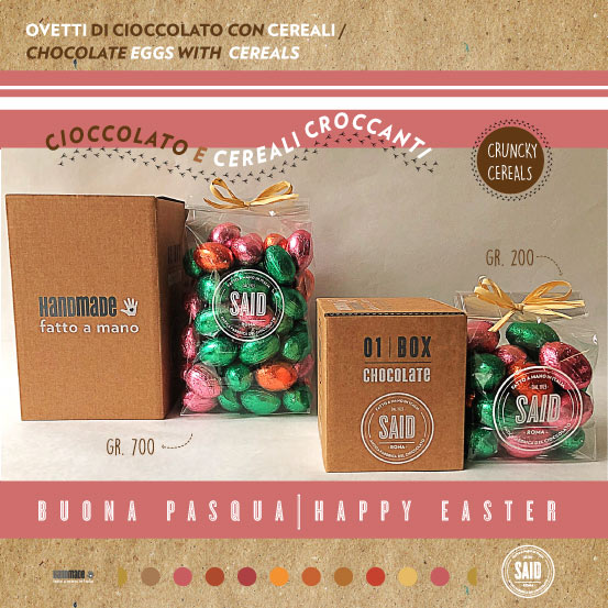 Ovetti di cioccolato ai cereali
