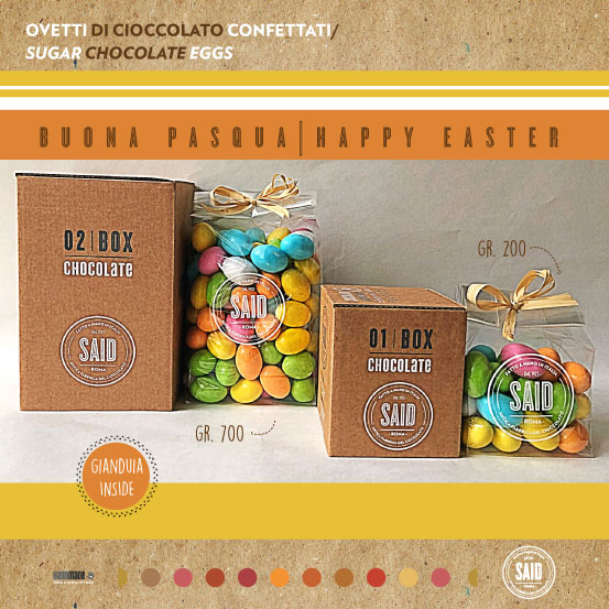 Ovetti confettati di cioccolato fondente ripieni di crema gianduia