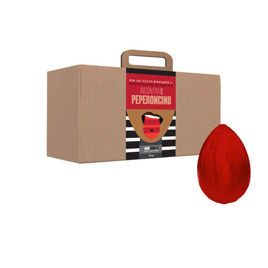 Uovo di cioccolato al Peperoncino 350 gr