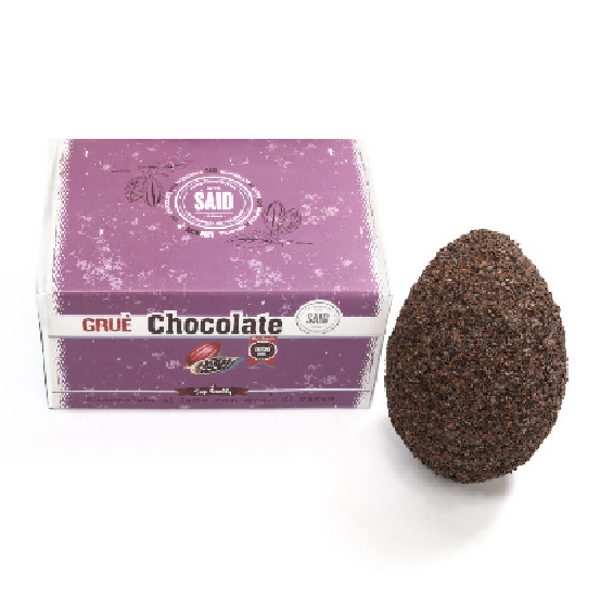 Uovo di Cioccolato latte con gruè 500 gr